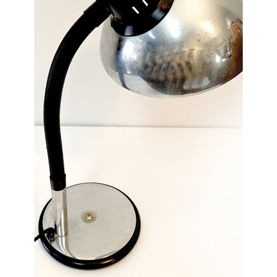 Image 1 of Lampe industrielle vintage en chrome pour Aluminor