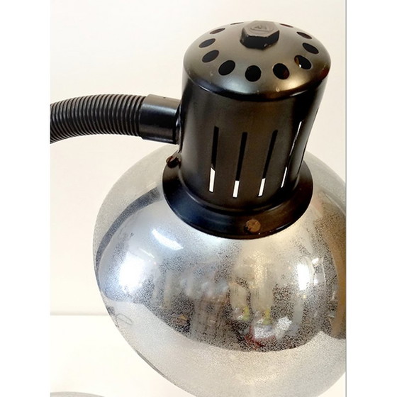 Image 1 of Lampe industrielle vintage en chrome pour Aluminor