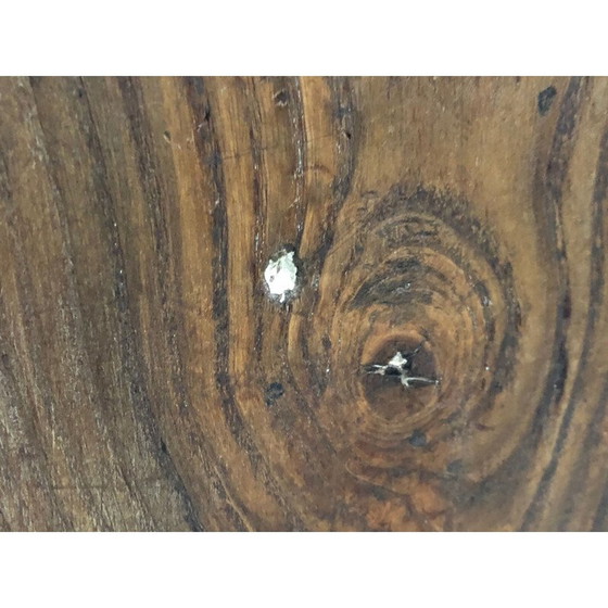 Image 1 of Ensemble de 4 tabourets vintage brutaliste 1950s