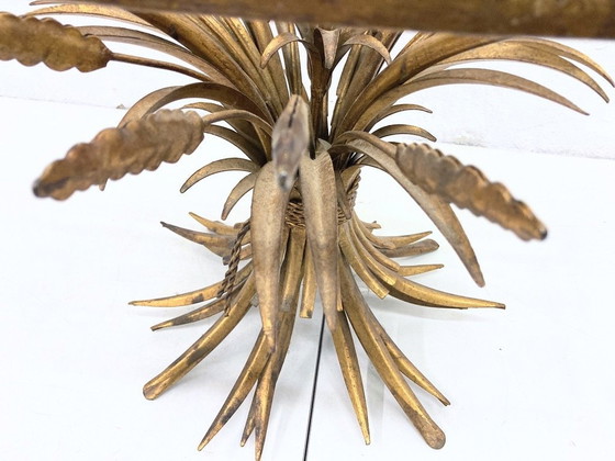 Image 1 of Wheat Sheaf Table basse Coco Chanel Style années 50Er 60Er Hollywood Regency