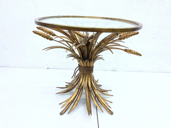 Image 1 of Wheat Sheaf Table basse Coco Chanel Style années 50Er 60Er Hollywood Regency