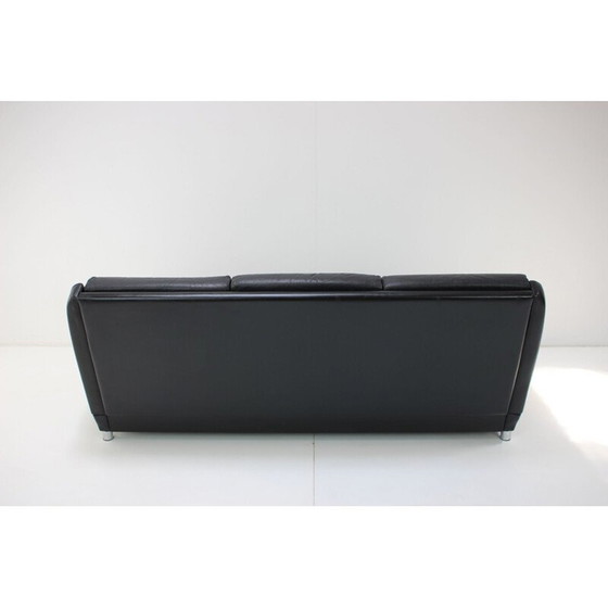 Image 1 of Canapé 3 places en cuir, Allemagne, Mid Century, années 1960