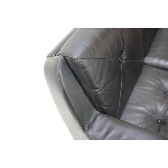 Image 1 of Canapé 3 places en cuir, Allemagne, Mid Century, années 1960