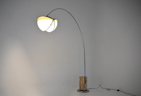 Image 1 of Lampadaire Arco "Pac-Man" par Superstudio pour Poltronova, 1970
