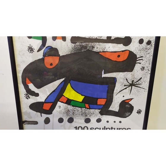 Image 1 of Lithographie vintage de Joan Miro, Paris 1978