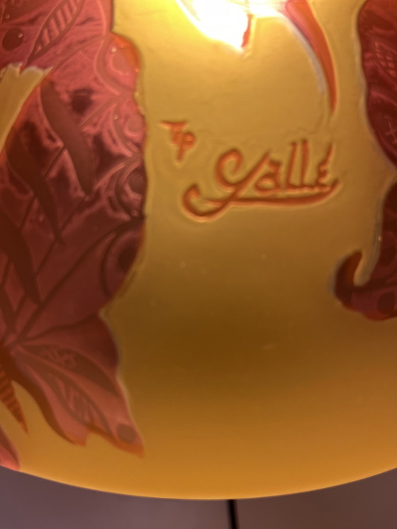 Image 1 of Lampe de table Gallé Tip