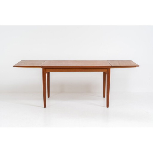 Table de salle à manger extensible en teck par Grete Jalk pour Glostrup, Danemark 1960