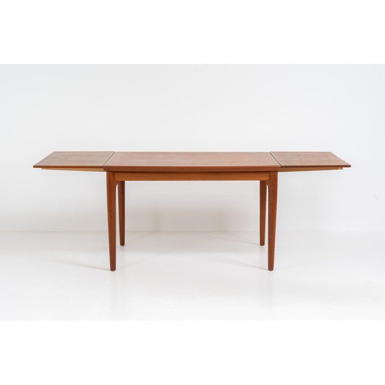 Image 1 of Table de salle à manger extensible en teck par Grete Jalk pour Glostrup, Danemark 1960