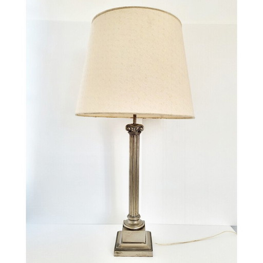 Lampe à colonne ionique vintage, 1970