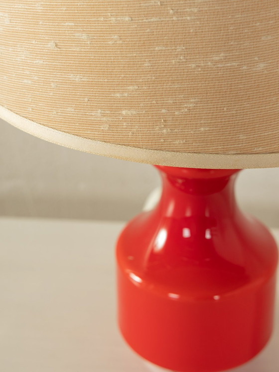 Image 1 of Lampe à poser 70S avec base en verre