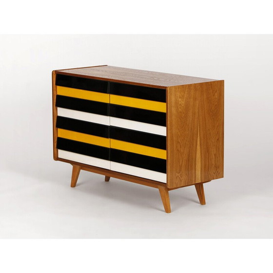 Image 1 of Buffet vintage U 453 avec tiroirs multicolores par Jiri Jiroutek pour Interier Praha, Tchécoslovaquie années 1960