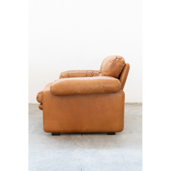 Image 1 of Paire de fauteuils vintage "Coronado" avec pouf par Afra Bianchin et Tobia Scarpa pour B et B Italia, Italie 1986