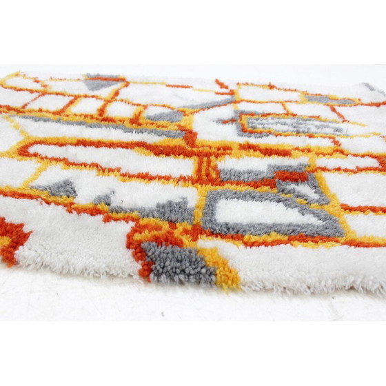 Image 1 of Tapis danois vintage multi-tons - 1960s