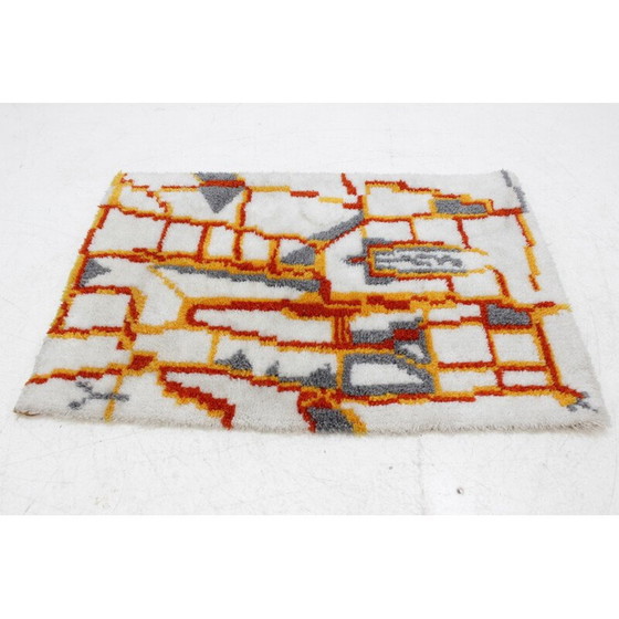 Image 1 of Tapis danois vintage multi-tons - 1960s