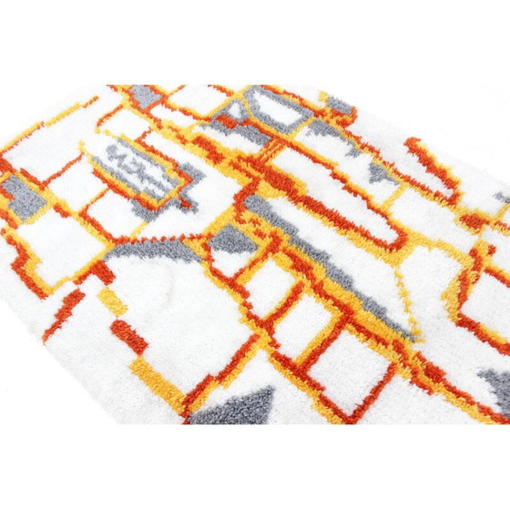 Image 1 of Tapis danois vintage multi-tons - 1960s