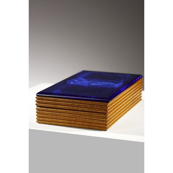 Image 1 of Boîte à cigares vintage par Gio Ponti et Pietro Chiesa pour Fontana Arte, Italie 1930