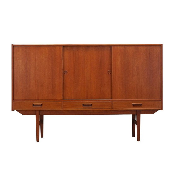 Image 1 of Buffet haut vintage en teck, Danemark années 1960