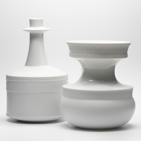 Image 1 of Rosenthal Studio Linie Tapio Wirkkala Vase Duo Pop-Art Vintage Retro 60S Wgp Mcm