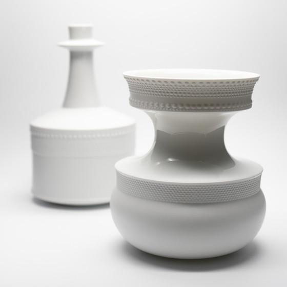 Image 1 of Rosenthal Studio Linie Tapio Wirkkala Vase Duo Pop-Art Vintage Retro 60S Wgp Mcm