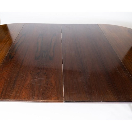 Image 1 of Table de salle à manger vintage en bois de rose par Omann Junior 1960s