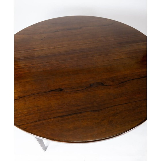 Image 1 of Table de salle à manger vintage en bois de rose par Omann Junior 1960s