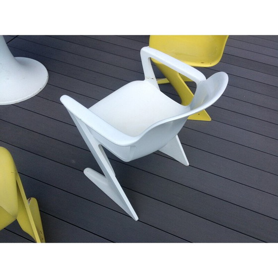 Image 1 of Ensemble de meubles de terrasse vintage avec 4 fauteuils par Ernst Moeckl pour Horn, 1960