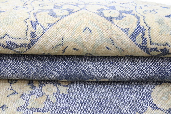 Image 1 of Tapis persan original noué à la main Vintage Art Modern Kirman 225 X 147 cm Top condition