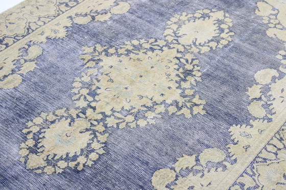 Image 1 of Tapis persan original noué à la main Vintage Art Modern Kirman 225 X 147 cm Top condition