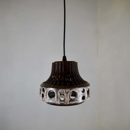 Lampe pendante en lave grasse Herda