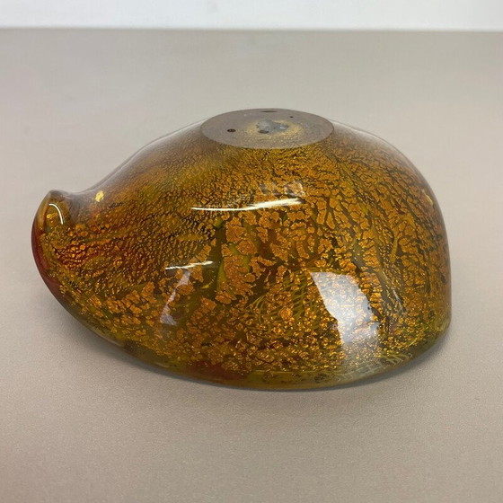 Image 1 of Cendrier vintage en verre de Murano multicolore par Dino Martens pour Aureliano Toso, Italie, années 1960