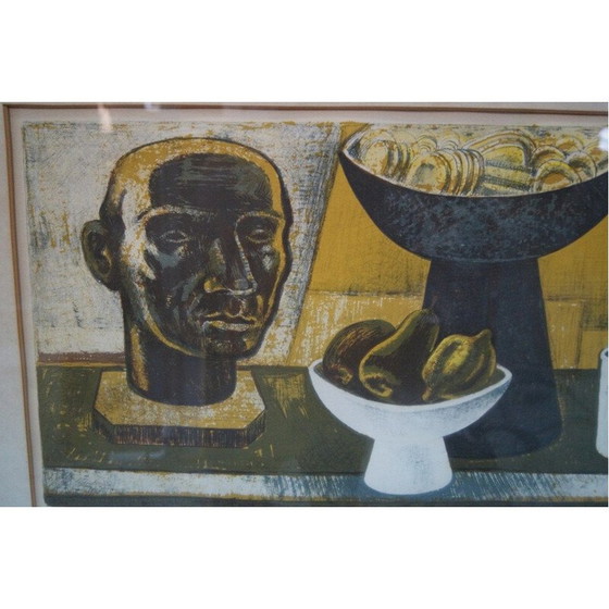 Image 1 of Lithographie scandinave vintage de Nils Wedel, Suède 1950