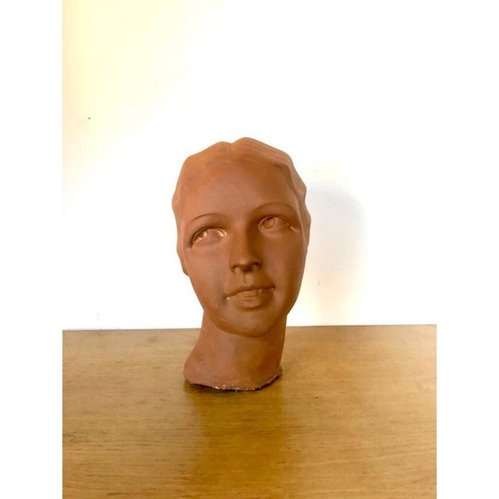 Image 1 of Porte-chapeaux vintage en plâtre de Chanel, années 1930