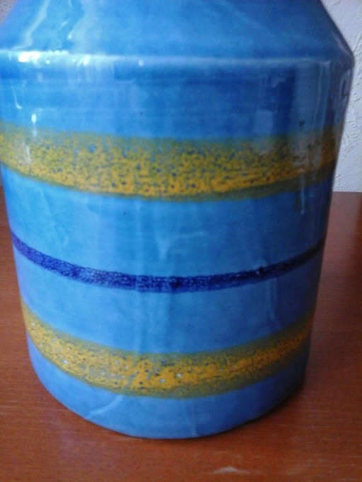 Vase Déco En Céramique Italien/Baldelli 60/70S (17Cm)