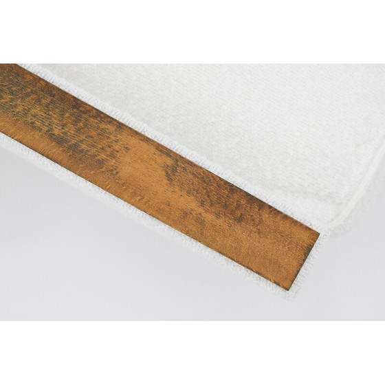 Image 1 of Fauteuil vintage modèle Zwp-8 cube en bois et tissu, Pologne 1970