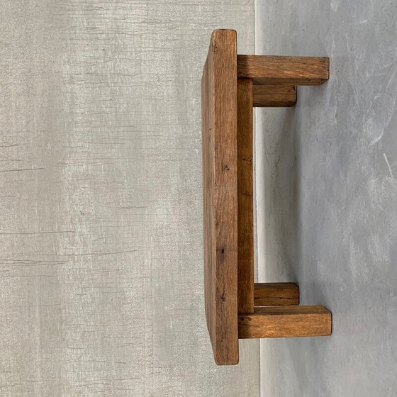 Image 1 of Table basse vintage en chêne, Belgique 1970