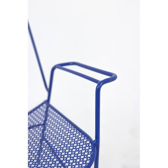 Image 1 of Paire de fauteuils vintage en fer ajouré, France 1960