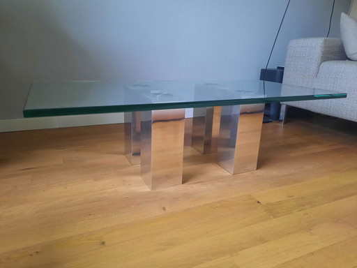 Table basse en verre