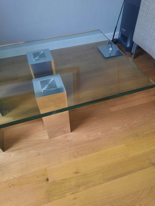 Table basse en verre