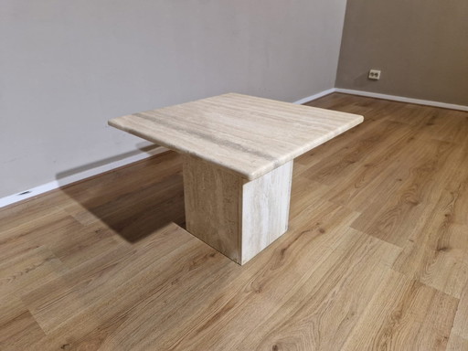Table basse en travertin - Vintage - Design - 1970