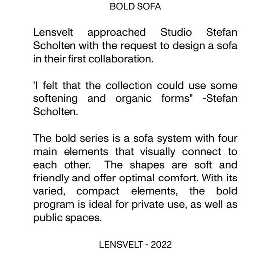 Image 1 of Studio Stefan Scholten Canapé 2 places Bold