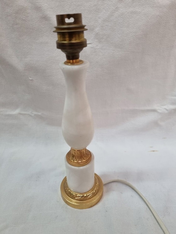 Image 1 of Pied De Lampe En Marbre