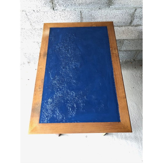 Image 1 of Petite table vintage type reconstruction 1950