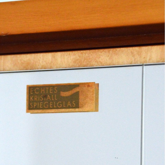 Image 1 of Armoire vintage en bois de poirier laqué, 1950