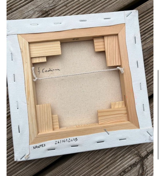 Image 1 of Moai. Acrylique De Frédéric Cadiou 