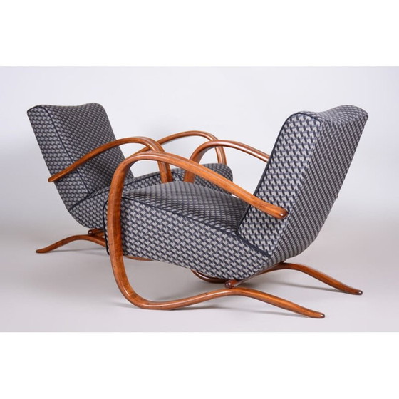 Image 1 of Paire de fauteuils Art déco vintage par Halabala pour Up Závody, années 1930