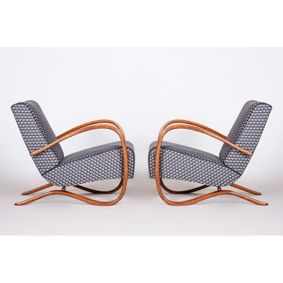 Image 1 of Paire de fauteuils Art déco vintage par Halabala pour Up Závody, années 1930