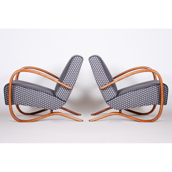 Image 1 of Paire de fauteuils Art déco vintage par Halabala pour Up Závody, années 1930