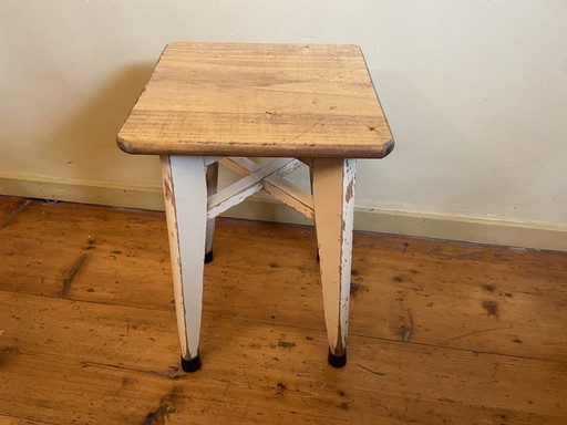Tabouret Banc Vintage Français