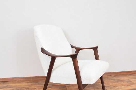 Image 1 of Fauteuil "Tenor" en teck et bouclettes de Møre Lenestolfabrikk, années 1960.