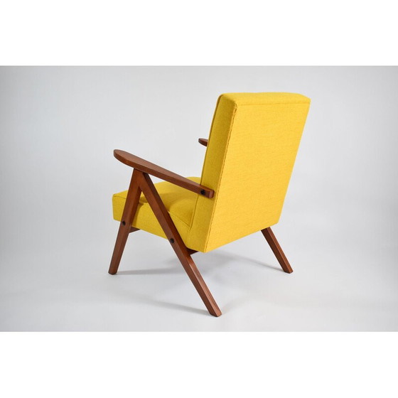 Image 1 of Fauteuil vintage polonais B310 modèle jaune 1960s